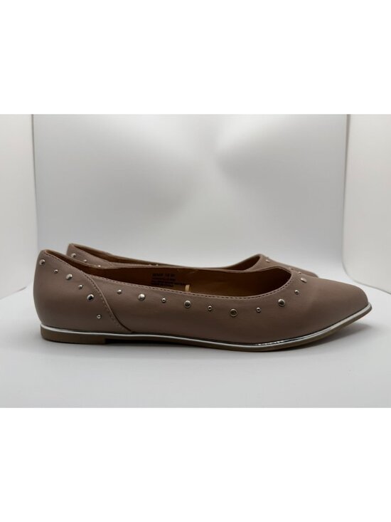 Rockport Tomatillo Ballet Flats Women Size 10W Tan Studded Pointed Toe Shoes - Picture 9 of 16